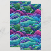 パステルカラーマウンテンズブックマーク (正面/裏面)