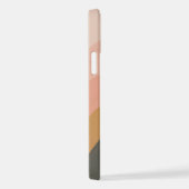 パステルカラーミュートニュートラルレインボー iPhoneケース (右側面)