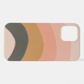 パステルカラーミュートニュートラルレインボー iPhoneケース (裏面横)