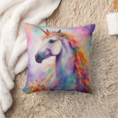 パステルカラーユニコーン クッション (ブランケット)