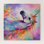 パステルカラーユニコーン ジグソーパズル (横)