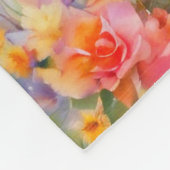 パステルカラーユニコーン フリースブランケット (角)