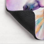 パステルカラーユニコーン マウスパッド (コーナー)