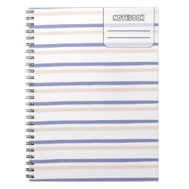 パステルカラーラインノートブック ノートブック