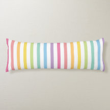 パステルカラーレインボーストライプズ模様