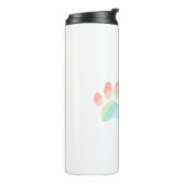 パステルカラーレインボードッグポープリント タンブラー (回転左)