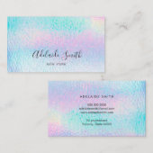 パステルカラーレザー 名刺 (正面/裏面)