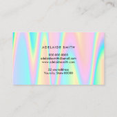パステルカラーロイヤリティカード 名刺 (裏面)