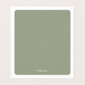 パステルカラーワイルドフローラアドバイスカード 名刺 (内部フラット)