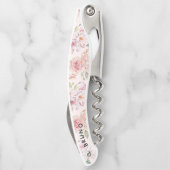 パステルカラーヴィンテージバラパターン ソムリエナイフ (裏面)