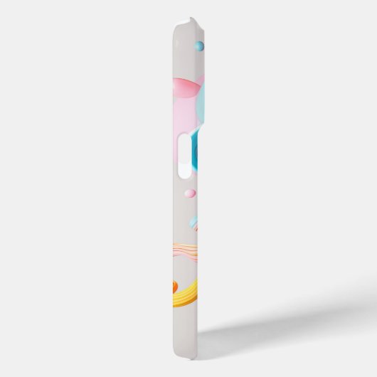 パステルカラー型枠の爆発 Case-Mate iPhoneケース (裏面 / 右)