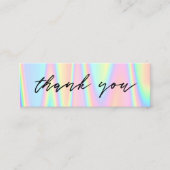 パステルカラー感謝していユー スキニー名刺 (正面)