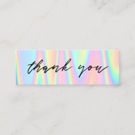 パステルカラー感謝していユー スキニー名刺