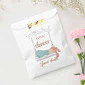 パステルカラー手描き水彩スタイル フェイバーバッグ (封をした状態)