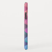 パステルカラー抽象芸術サークルウォーターカラーモノグラム Case-Mate iPhoneケース (裏面/右)