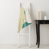 パステルカラー抽象芸術シェイプの背モダン景 シェルパブランケット (インサイチュ)