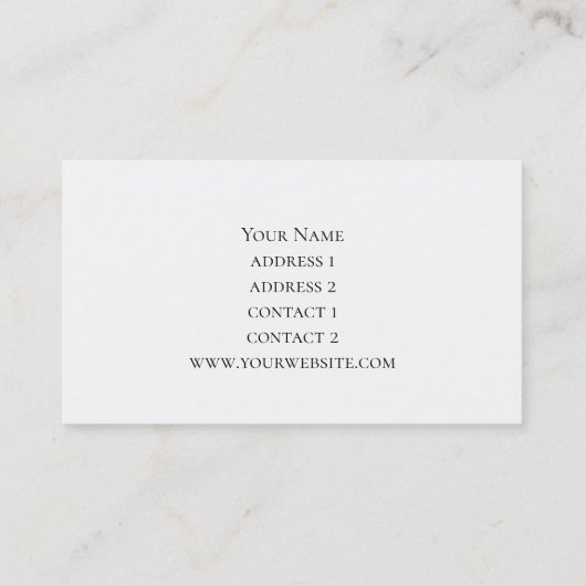 パステルカラー抽象芸術テクスチャ 名刺 (裏面)