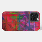 パステルカラー抽象芸術パターン iPhoneケース (裏面横)