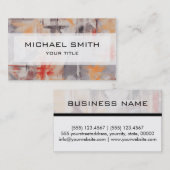 パステルカラー抽象芸術背景#3 名刺 (正面/裏面)