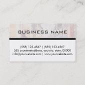 パステルカラー抽象芸術背景#3 名刺 (裏面)