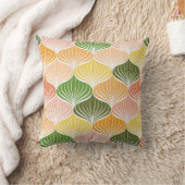 パステルカラー抽象芸術花パターン クッション (ブランケット)