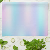 パステルカラー抽象芸術虹色の背景 キッチンタオル (折り畳み)