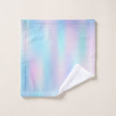 パステルカラー抽象芸術虹色の背景 バスタオルセット (ウォッシュタオル)