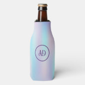 パステルカラー抽象芸術虹色の背景 ボトルクーラー (ボトル正面)