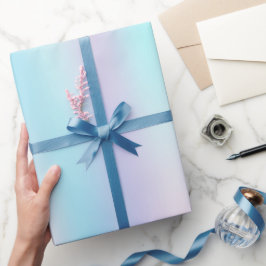 パステルカラー抽象芸術虹色の背景 ラッピングペーパー