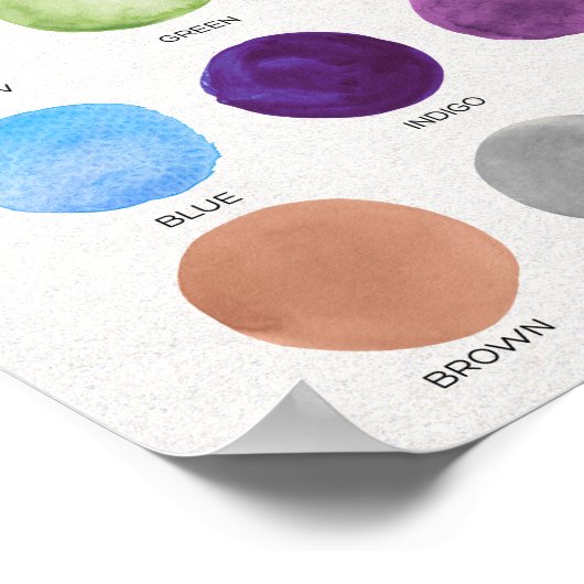 パステルカラー教育プレスクール ポスター (角)