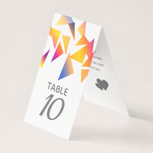 パステルカラー数々の紙吹雪ホワイト結婚ズ (正面)