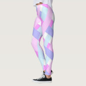 パステルカラー春&サマートレンディー&スタイリッシュ レギンス (左)