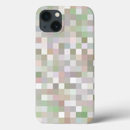パステルカラー正方形パターン Case-Mate iPhoneケース (裏面)