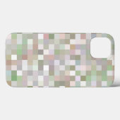 パステルカラー正方形パターン Case-Mate iPhoneケース (裏面 (横))