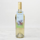 パステルカラー母馬とブラウンベビー子馬 ボトルネックタグ (ボトル)