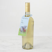 パステルカラー母馬とブラウンベビー子馬 ボトルネックタグ (アングル)