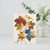 パステルカラー水彩イラストレーション離れ ポストカード (スタンド正面)