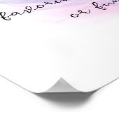 パステルカラー水彩デザイン追加引用文 ポスター (角)