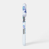 パステルカラー海獣パターン iPhoneケース (右側面)