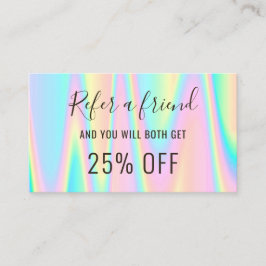 パステルカラー紹介カード 名刺