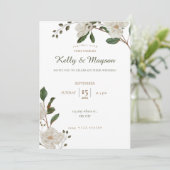 パステルカラー結婚の 招待状 (スタンド正面)