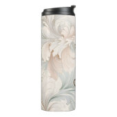 パステルカラー繊細な装飾フローラモチーフ タンブラー (回転左)