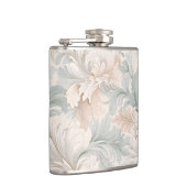 パステルカラー繊細な装飾フローラモチーフ フラスク (右)