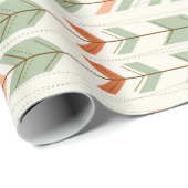 パステルカラー部族矢印パターン ラッピングペーパー (ロールコーナー)