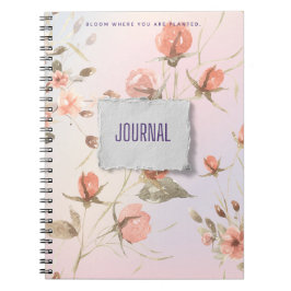 パステルカラー開花が植えられている場所 ノートブック