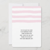 パステルカラー飾ケーキのツール サンキューカード (裏面)