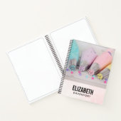 パステルカラー飾ケーキの工具写真 ノートブック (内部)