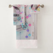 パステルカラー飾ケーキの工具写真 バスタオルセット (インサイチュ)