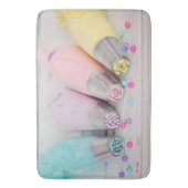 パステルカラー飾ケーキの工具写真 バスマット (正面縦)