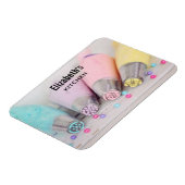 パステルカラー飾ケーキの工具写真 マグネット (左側)